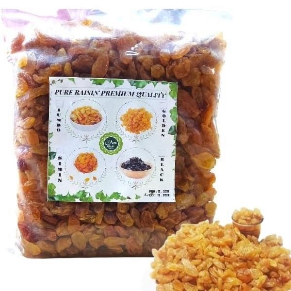

Kismis Asem Manis Semi Jumbo Golden Raisin 1 Kg