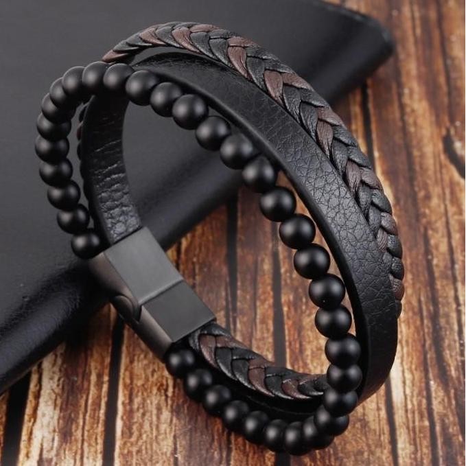 [original] gelang kulit asli trendy fashionable vintage pria wanita [terlaris] [terbaik]