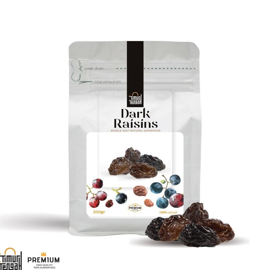 

Timur Tengah Kismis Hitam Dark Raisins Hh Quality