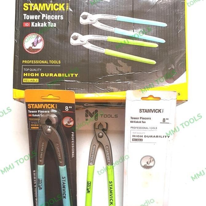 Tang gegep STAMVICK 8" kpl kecil- Tang kakak tua STAMVICK 8" kpl kecil