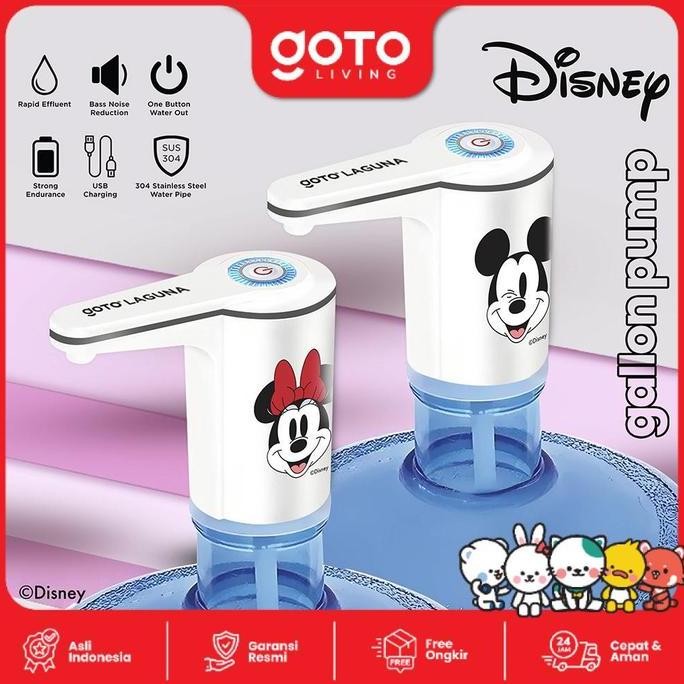 Original Goto Laguna Pompa Galon Elektrik - Dispenser Air Charge USB
