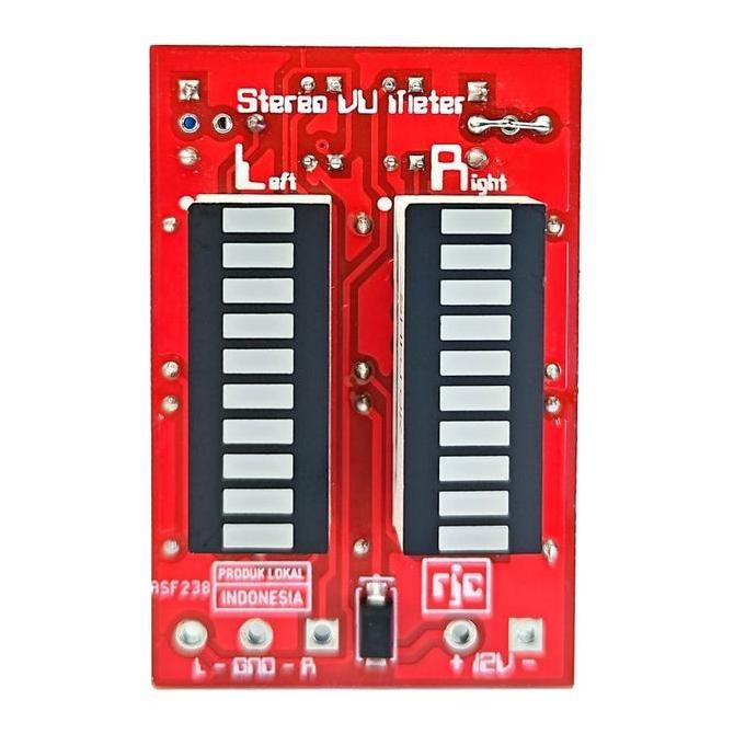 Digital VU meter Audio Level Meter Model Led Bar Stereo Sound Analizer