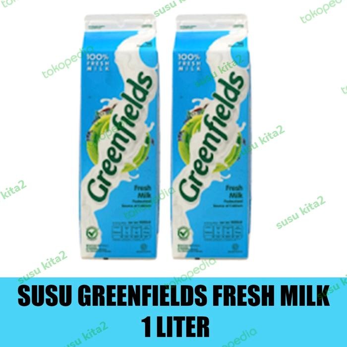 

New susu greenfields fresh milk 1 liter