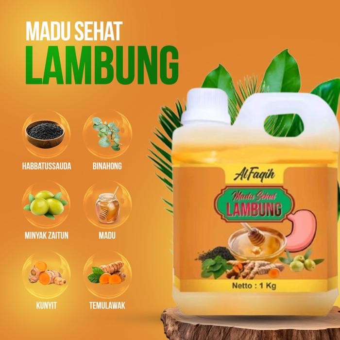 

New Madu Lambung 1 Kg Herbal Asam Lambung Maag dan Gerd Honey asli