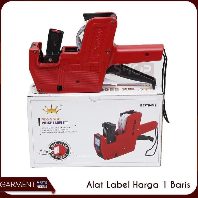

Alat Label Harga 1 Baris Expired Date Price Label 8 digit MX 5500 alat roll