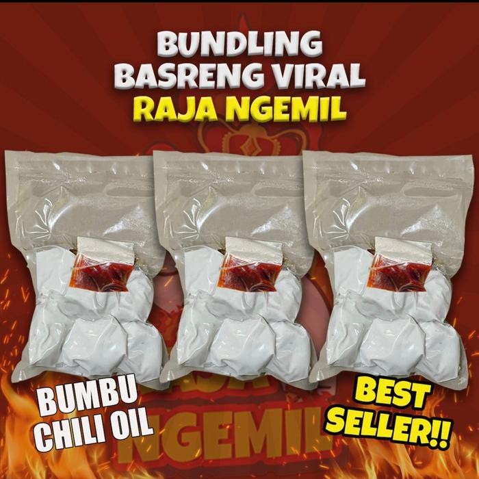 

New Paket Bundling Basreng Rajangemil isi 3 Bks