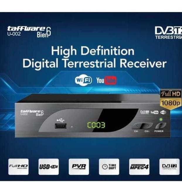 RECEIVER DECODER TV DIGITAL DVB-T2 TERRESTRIAL ORIGINAL DAN TERPERCAYA