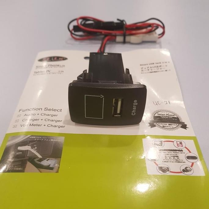 SALE! CHARGER USB + VOLTMETER SHOW HONDA JAZZ HRV BRIO MOBILIO CRV MOBIL