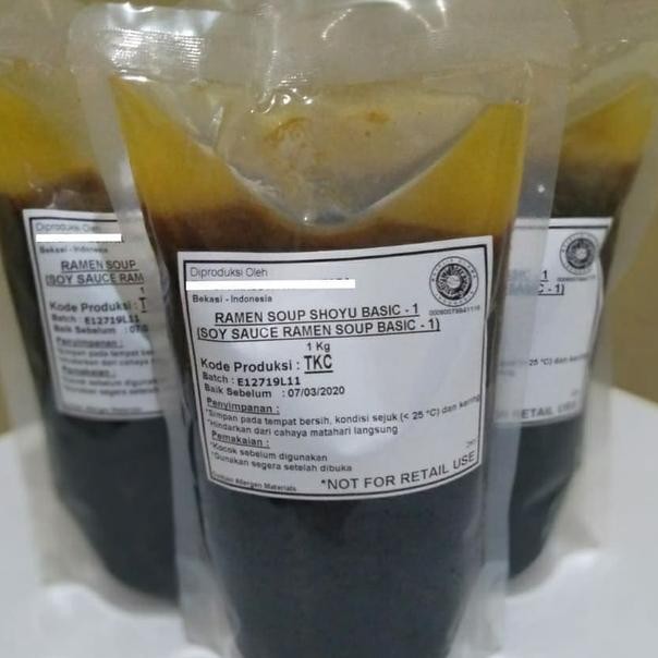 

Ramen Soup Shoyu Basic Halal Soy Sauce Ramen Soup Shoyu Ramen 1Kg