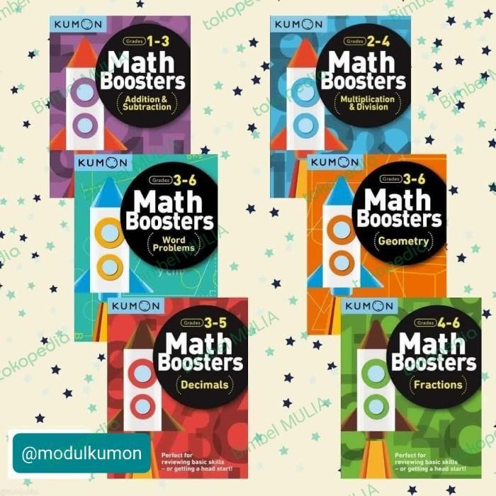 Kp Booster Kumon Ori Buku Matematika Banded Latihan Soal Praktis Murah