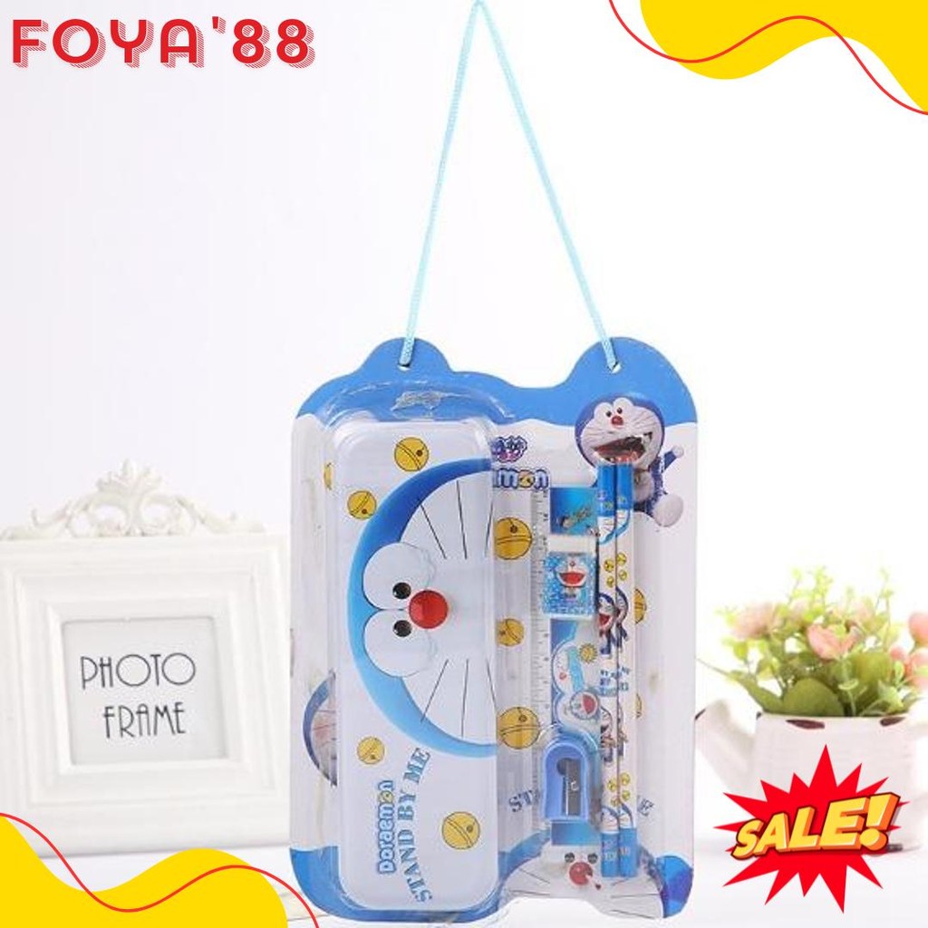 

Ijn Mini Stationery Set Alat Tulis Sekolah 6 In 1 Karakter Lucu Tempat Pensil Diskon Setengah Harga