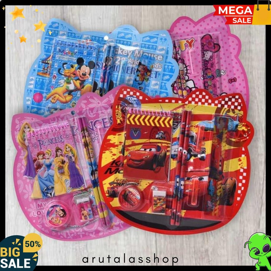 

Reseller Welcome - S5931 Stationary Set Karakter Kartun / Set Alat Tulis 8 In 1 / Set Alat Tulis Kartun Lucu / Stationery Set 8 In 1 Lucu Terlengkap Dan Termurah