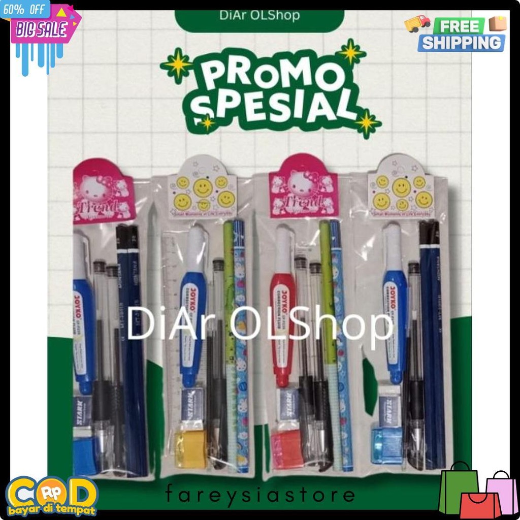 

Paket Alat Tulis Sekolah Ekonomis Lengkap Murah Diskon Setengah Harga