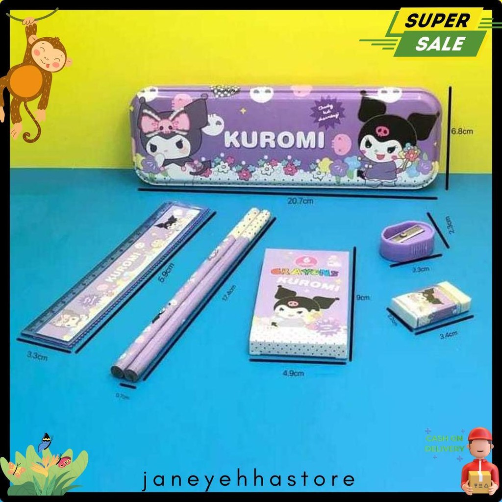

Alat Tulis Tempat Pensil Study Set Anak Karakter Sanrio Lucu Kode 8015 Diskon Setengah Harga