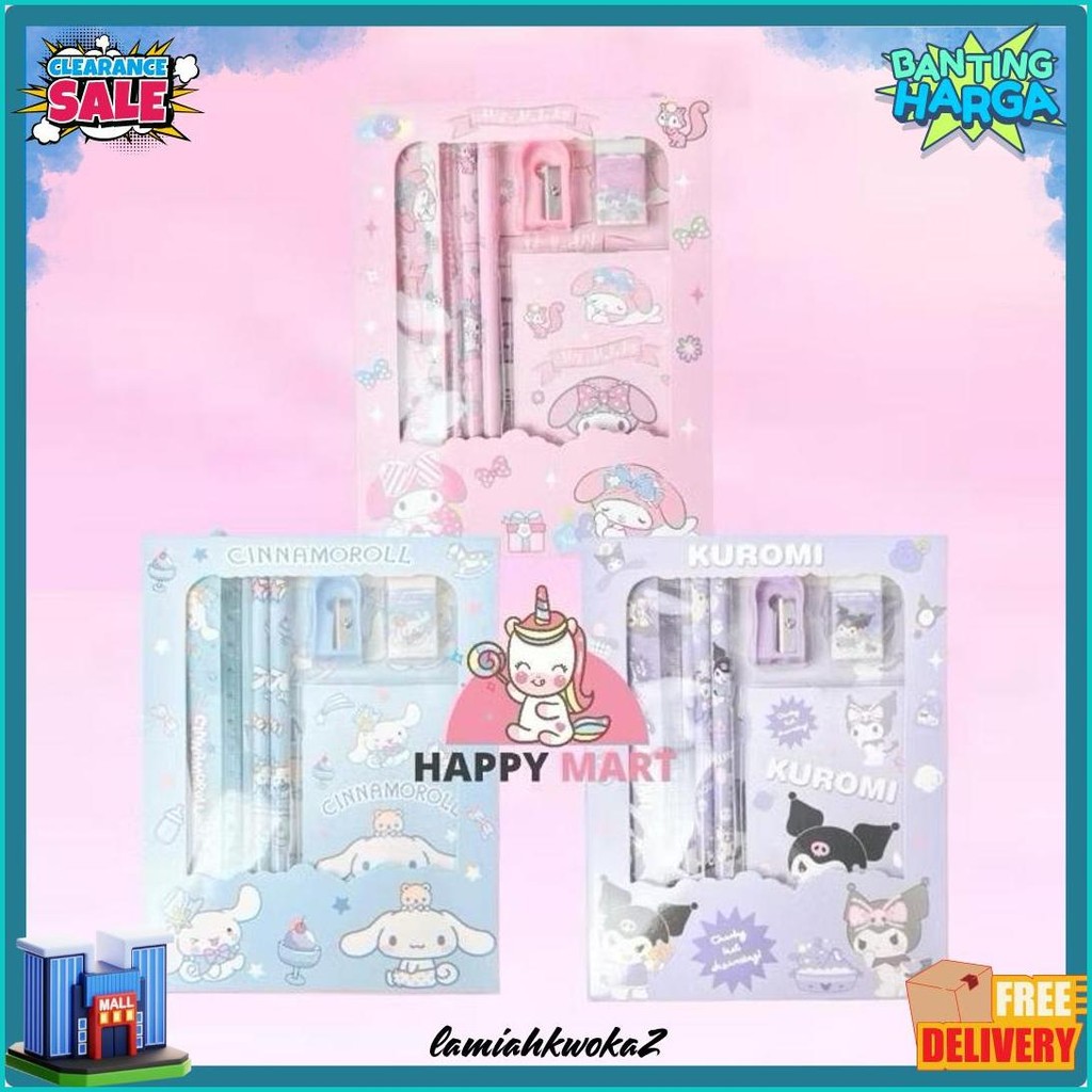 

Stationary Set Pensil Motif Kuromi / Melody / Cinnamoroll Flash Sale! Diskon Hingga 70%
