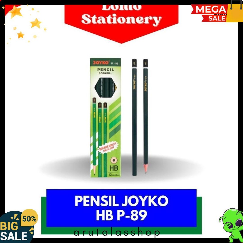 

Pensil Joyko P-89 Hb 1 Box 12 Pcs Terlaris! Produk Ini Banyak Dicari