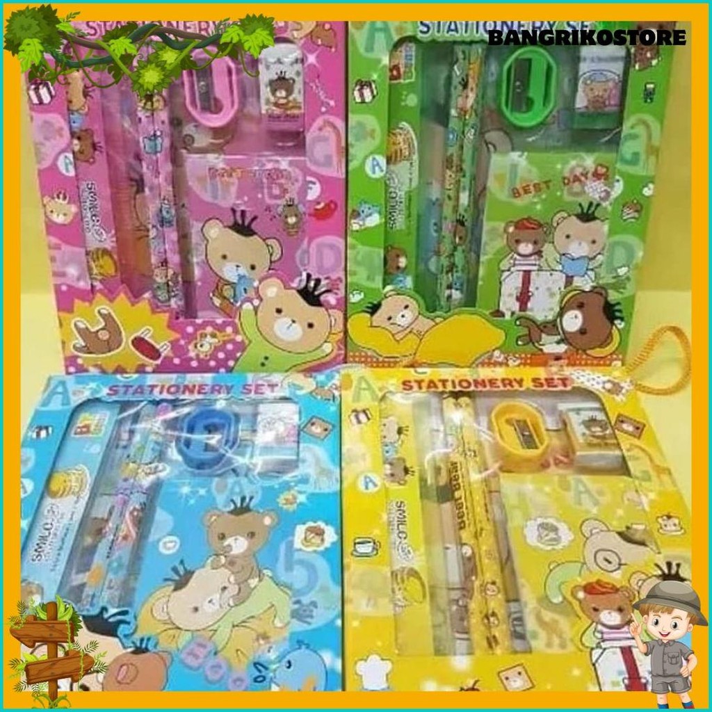 

Alat Tulis Anak Set Lengkap Kode 608 Motif Lucu Alat Tulis Sekolah Terlaris! Produk Ini Banyak Dicari