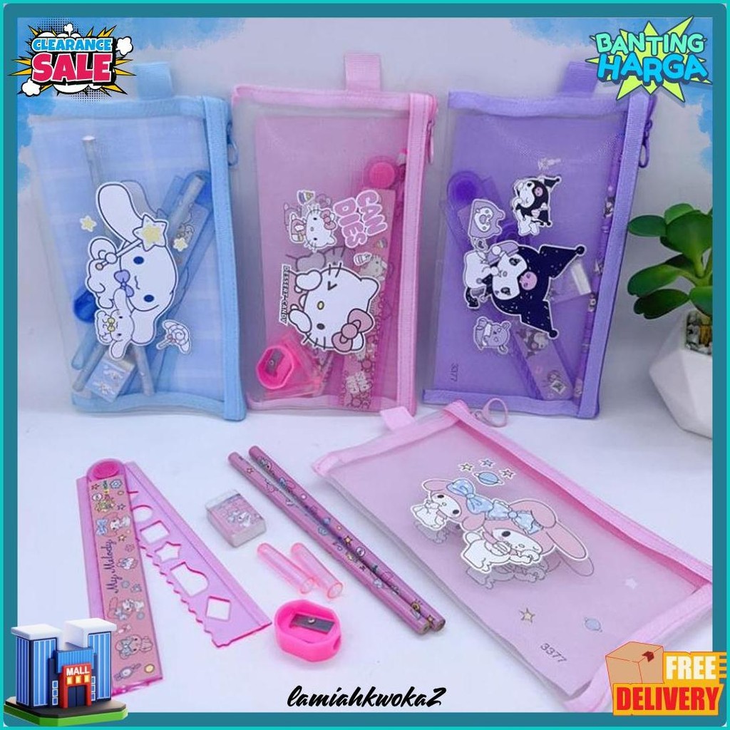 

Osm Jkt - S6150 Alat Tulis Lengkap Karakter / Tempat Pensil Karakter Lucu / Paket Alat Tulis Motif Sanrio / Set Alat Tulis 7 In 1 Terlengkap Dan Termurah