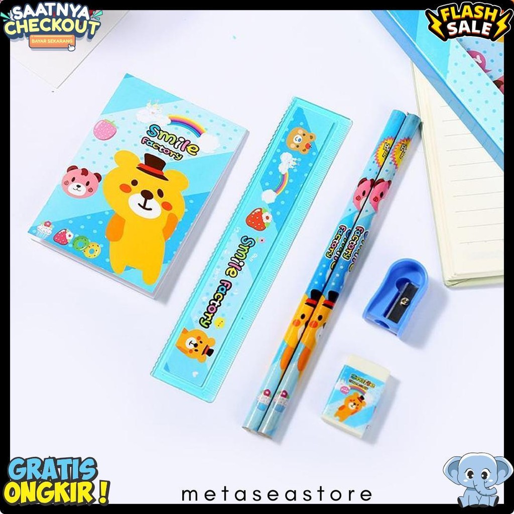 

Dp Alat Tulis Set 6In1 Stationery Set Karakter Lucu Set Perlengkapan Alat Tulis Cute Sekolah Anak-Anak Tk Flash Sale! Diskon Hingga 70%