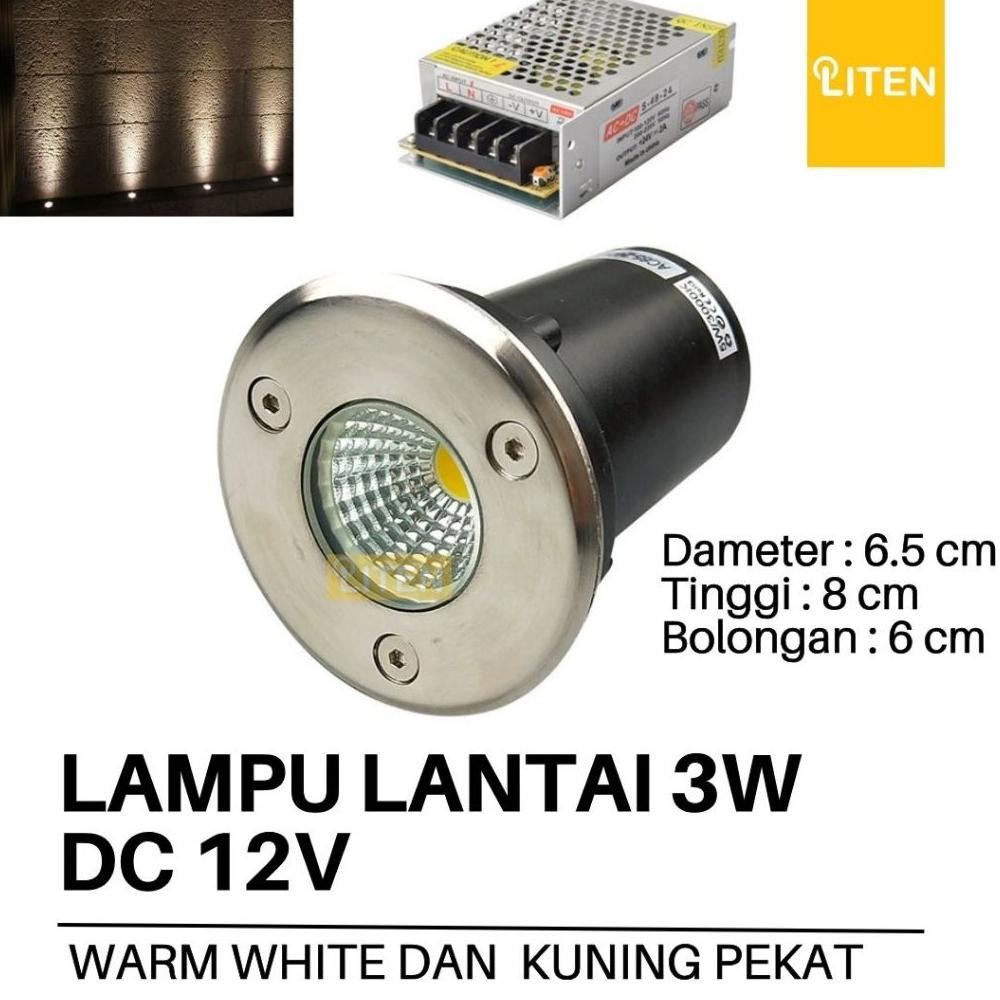Lampu Tanam Lantai LED DC 12V 12 V Uplight COB Ground Light Outdoor Waterproof IP65 Lampu Carport Ta