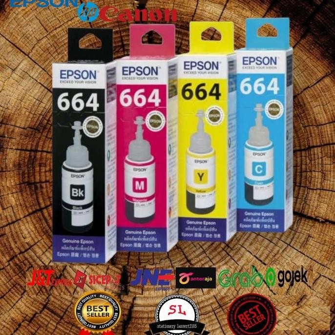 TINTA EPSON 664 ORIGINAL FOR EPSON SERIES L110 L120 L210 L220 L350 murah
