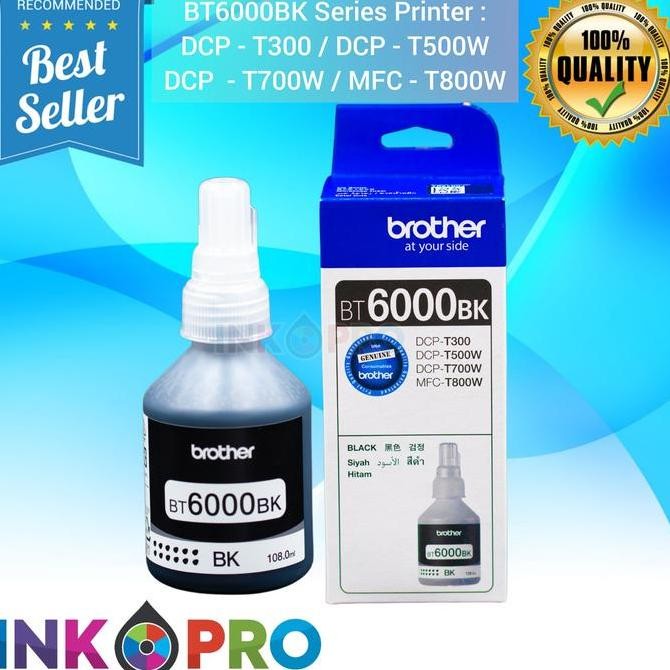Tinta Brother BT6000BK PREMIUM Untuk Printer DCP-T300 DCP-T500W murah