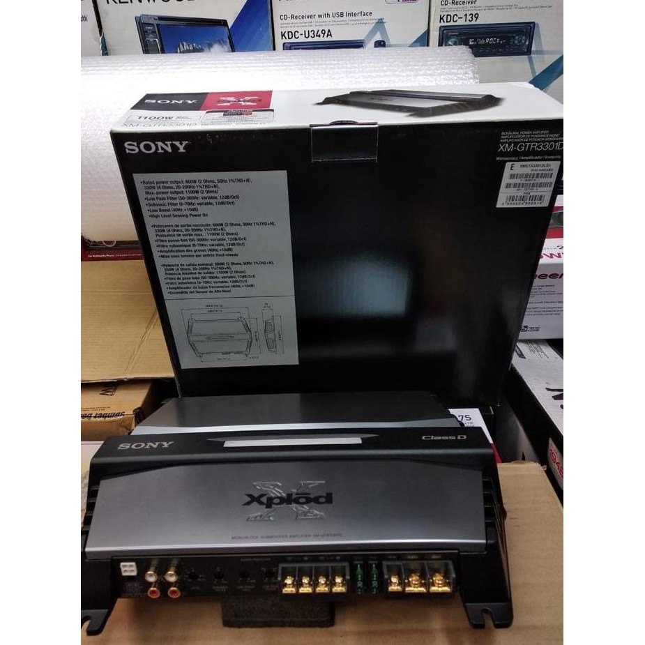 ready stock power sony monoblock xm-gtr3301d
