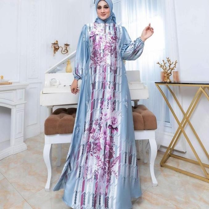 Sakeena Afiyah Gamis armani silk Digital Printing