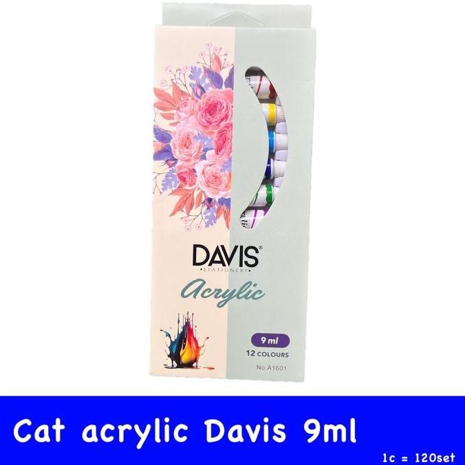 

hanya disini] cat acrilic set merek davies isi 12 warna 9 ml economis cat akrilik