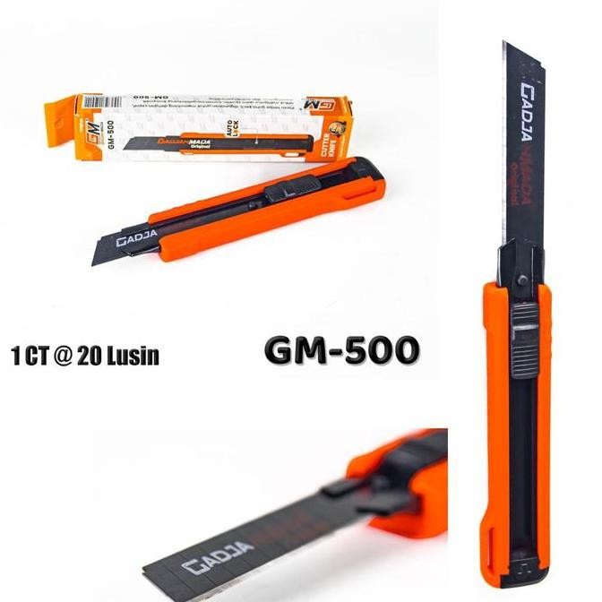 

^%^%^%^%] cutter besar isi hitam G500 autolock tajam satuan black refill extra tajam