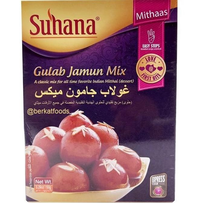 

:::::::] Instant Gulab Jamun Mix Suhana / Premiks Indian Mitthai Dessert / Manisan India Kit Halal