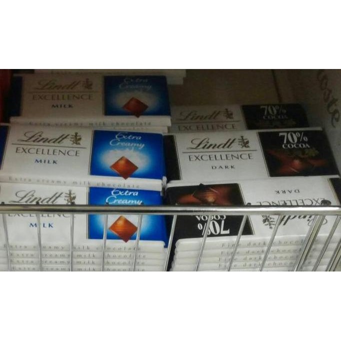 

Lindt Excellence Milk Dark Noir Swiss Chocolate Premium Termurah