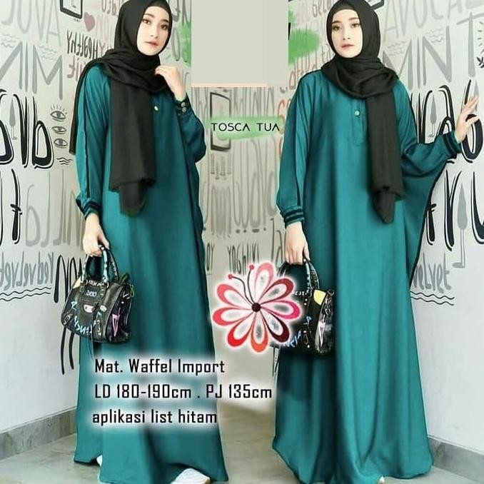 ABAYA SIZE XXXL ANAIYA / GAMIS SUPER JUMBO ANAIYA ( 5 WARNA )