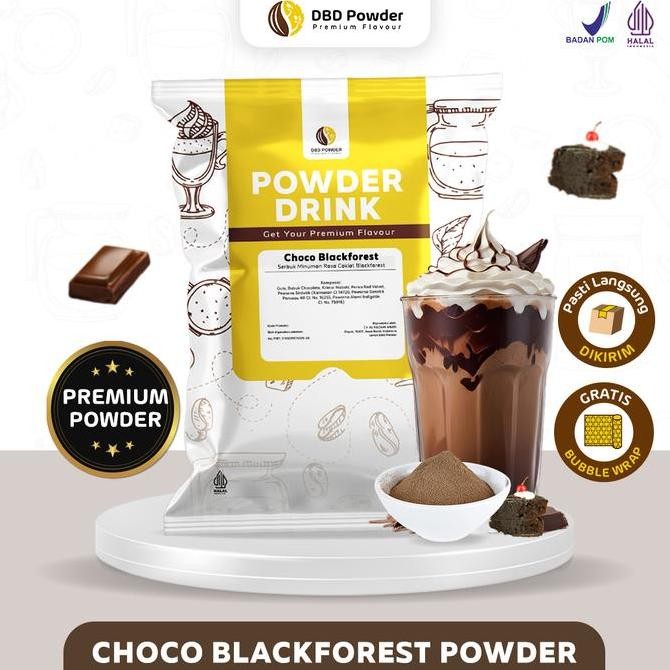 

Bubuk Minuman Coklat Blackforest Powder Choco - Minuman Coklat Kekinian Termurah