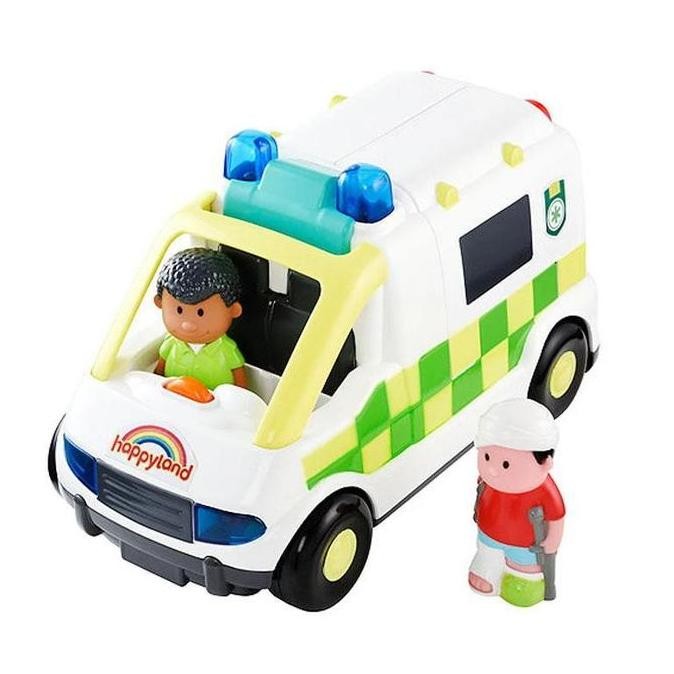 PRELOVED ELC Happyland Lights And Sounds Ambulance (Assorted) - Mainan Mobil