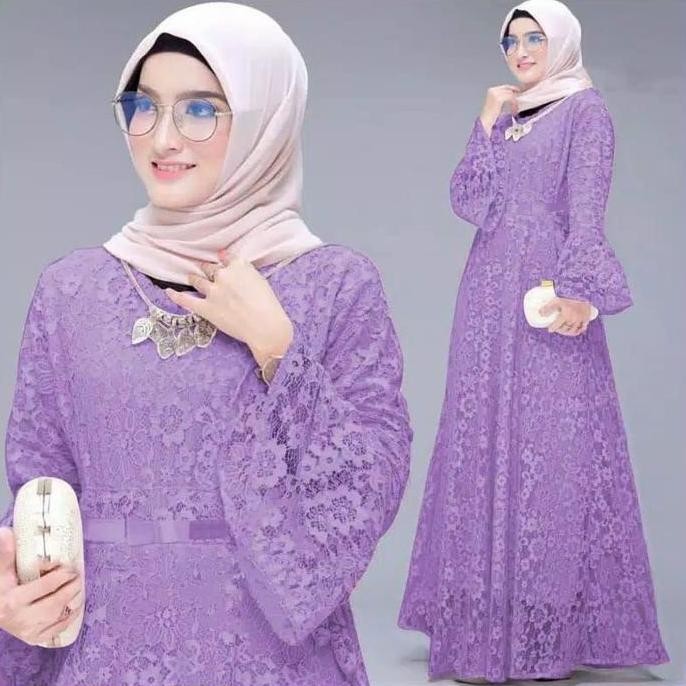 MAXI YUNITA/GAMIS BRUKAT/GAMIS SERAGAM ACARA/MAXI