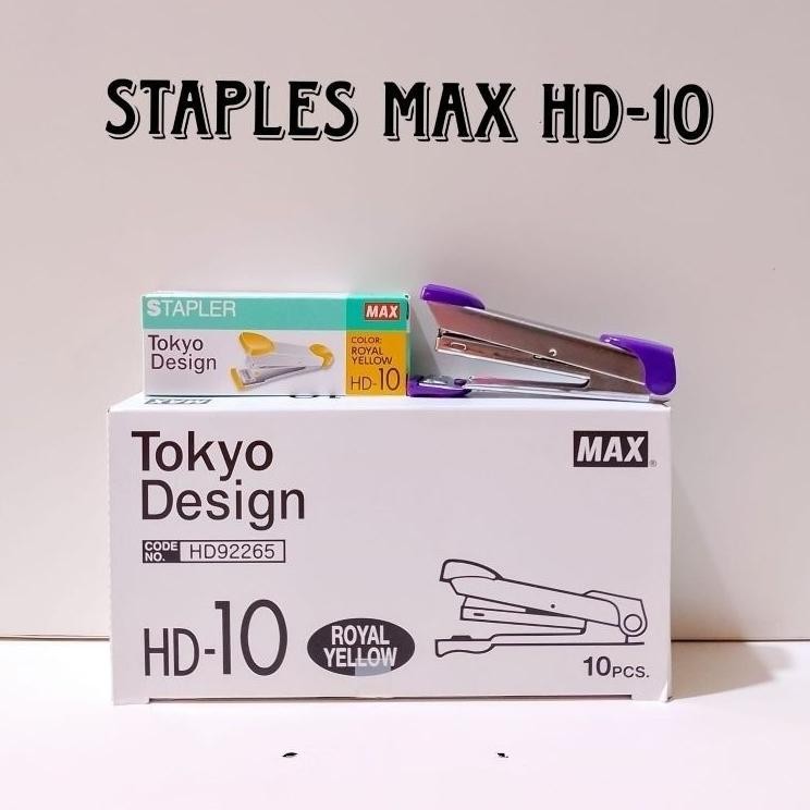 

Mesin Staples Hd 10 Max Stapler 1 Pak 10Pcs