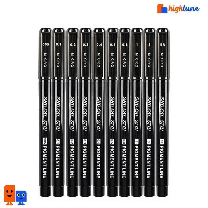 

Hightune Spidol Drawing Pen Set 0.05-0.8mm - Pensil Lukisan dengan Berbagai Ukuran untuk Kreativitas Anda