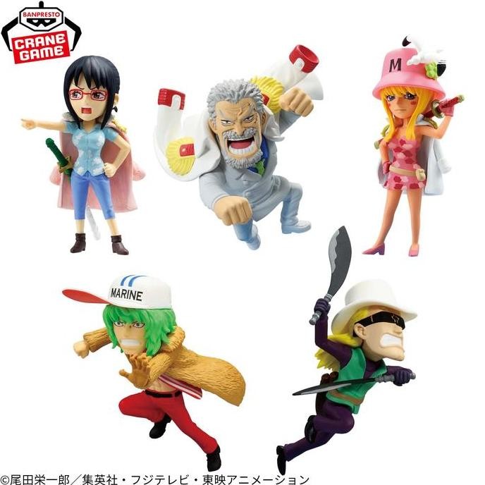 WCF One Piece Hachinosu 2 Figure Japver Original (Garp Tashigi Kujaku Prince Helmeppo)