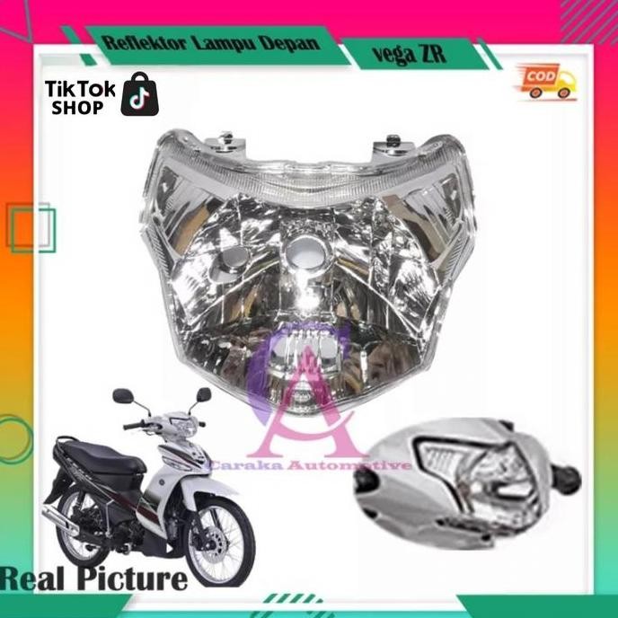 Reflektor Lampu Depan Vega ZR Original Sparepart Motor Yamaha Termurah