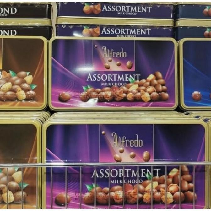 Coklat Alfredo 180gr Almond Hazelnut Assortment Coklat Premium Termurah