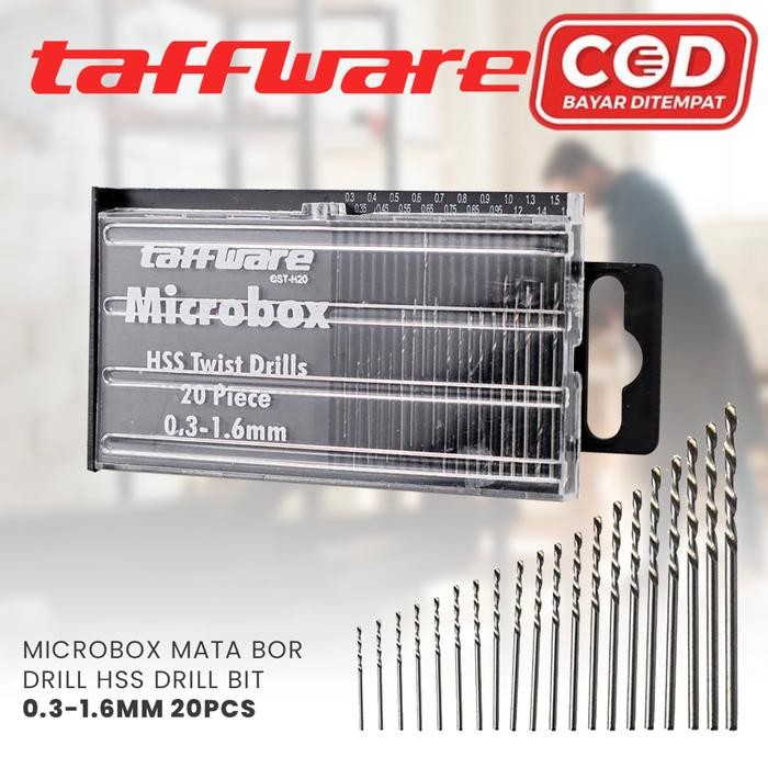 Bor Rojok Spuyer Pilot jet Bor Tangan Manual + 20pcs Mata Bor Microbox