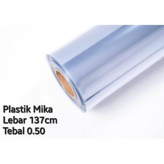 

*:*:*:*:*] plastik bening mika 0,50 / plastik transparan 0,50 lebar 137cm
