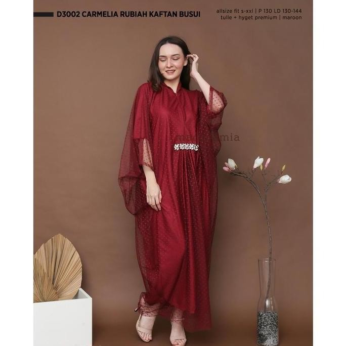 Macadamia House - D3002 Carmelia Rubiah Kaftan Busui Fashion Ramadhan Wanita