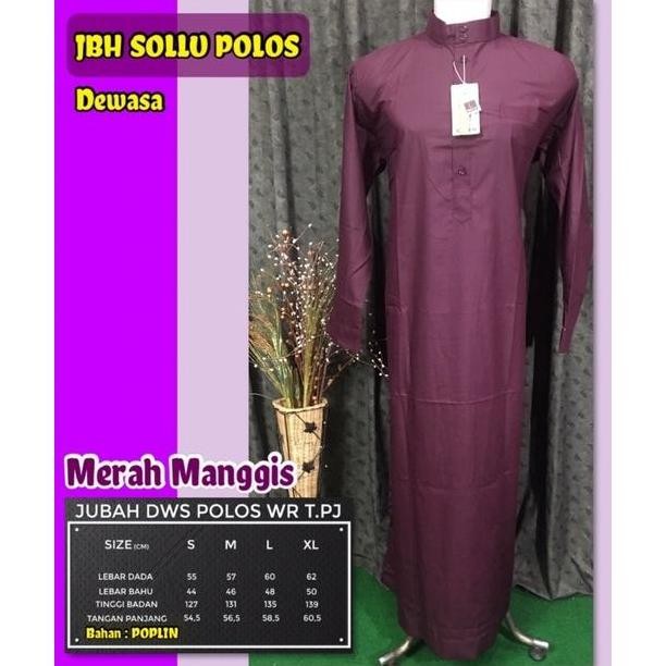 Baju Gamis Pria Sollu - Jubah - Baju Koko Terusan