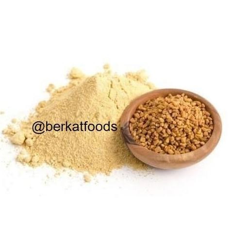 

hanya disini] Klabet Bubuk Murni / Fenugreek Powder Pure / Kelabat / Methi / Hulbah