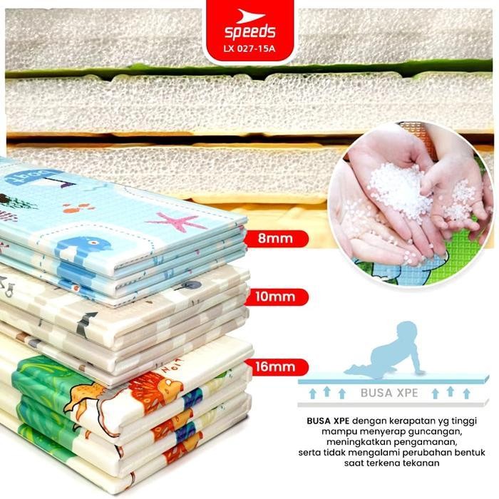 Playmat Matras Bayi High Quality | Karpet Bermain Baby Alas Lantai | Tikar Lipat Anak Murah Foam Teb