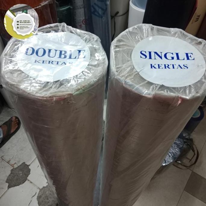 alumunium foil atap roll double benang / double side dua sisi