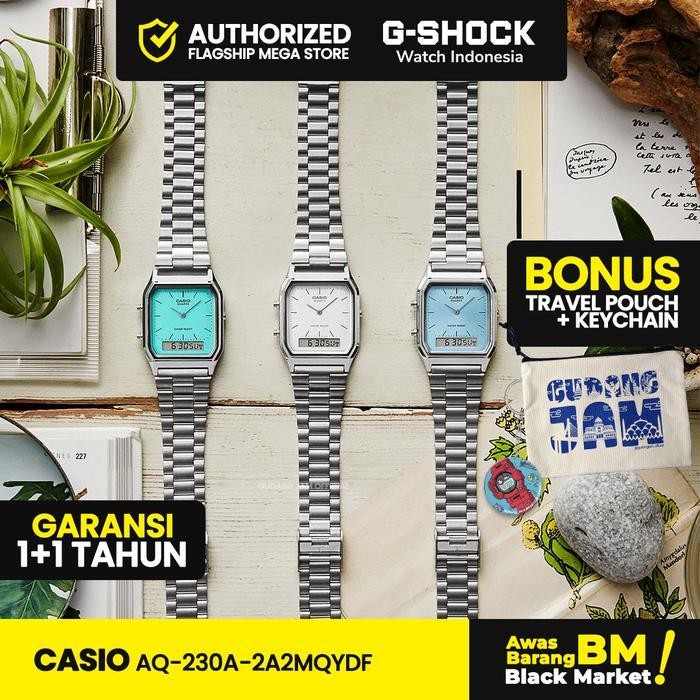 Wl Casio General Aq-230A-2A2Mqydf | Jam Tangan Pria Cowok | Analog | Anti Air | Original | Casio Wat