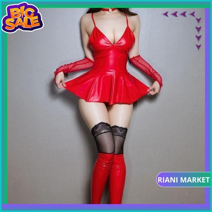 LINGEIRE SEKSI KULIT MINI DRESS CLUBING MODEL EROPA AMERIKA ROK KETAT BY RIANI MARKET